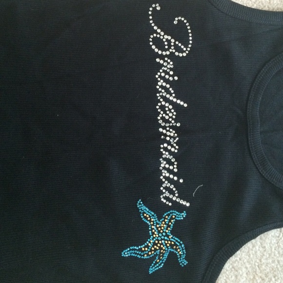 Bridesmaid black tank - Picture 2 of 3